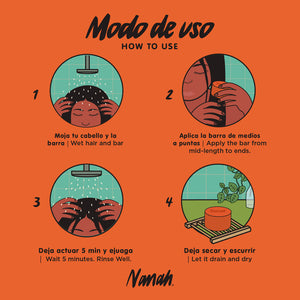 Papaya Mandarin Conditioner Bar- Oily/Normal Hair