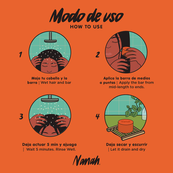 Papaya Mandarin Conditioner Bar- Oily/Normal Hair