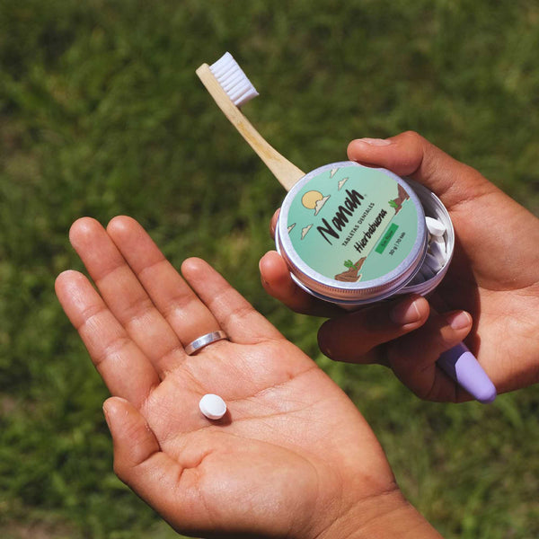 Tabletas Dentales de Hierbabuena