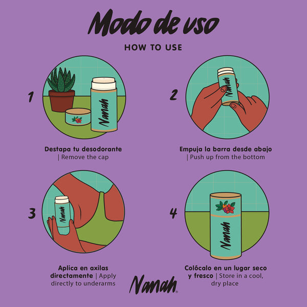 Desodorante Natural de Lavanda Vainilla