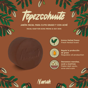 Jabón Facial de Tepezcohuite