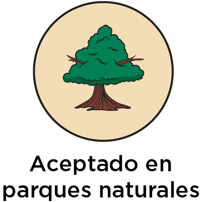 Aceptado en parques naturales