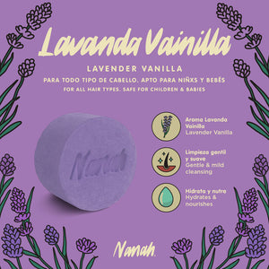 Shampoo de Lavanda Vainilla - Cabello Normal