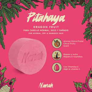 Shampoo de Pitahaya - Cabello Seco y Dañado