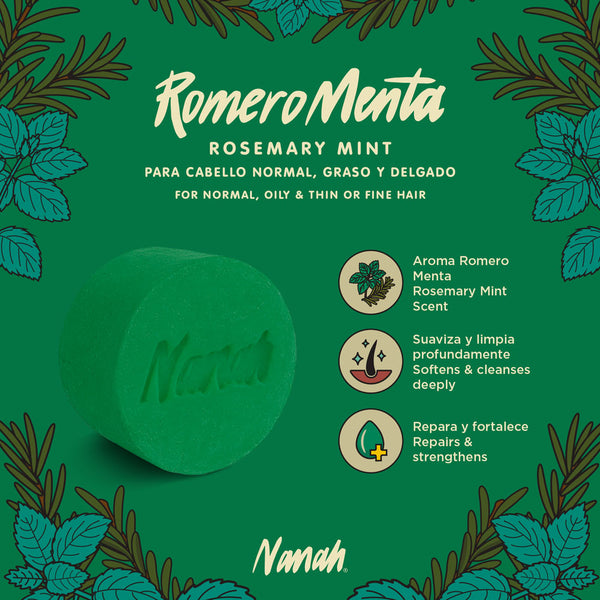 PREVENTA I Shampoo de Romero Menta - Cabello Delgado
