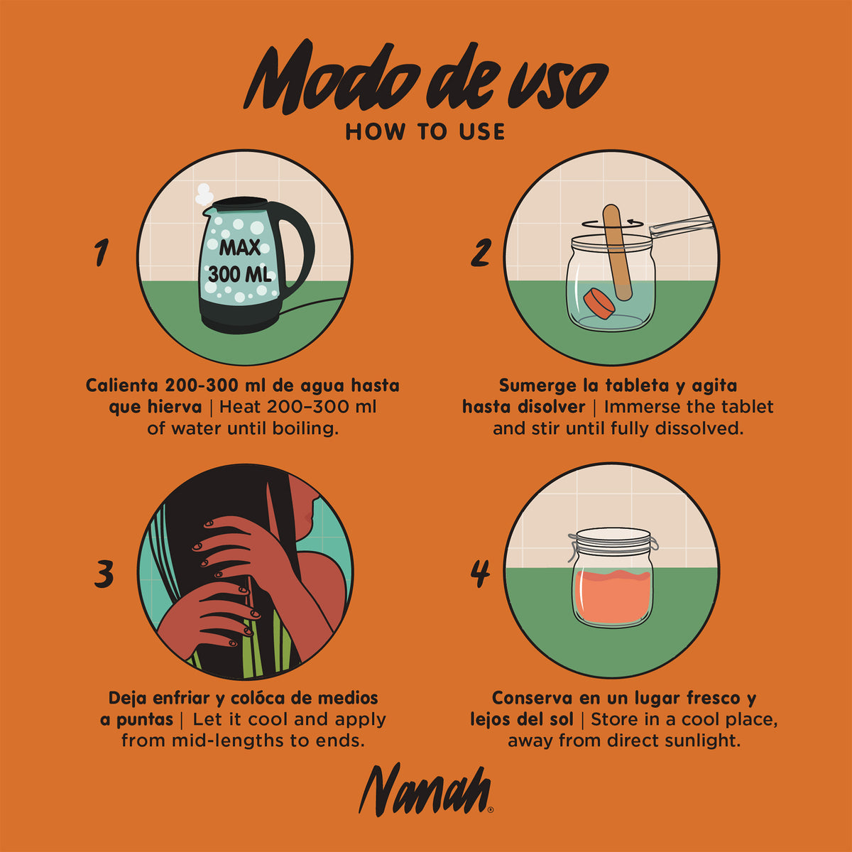 Crema para Peinar de Piña y Mamey - Cabello Rizado
