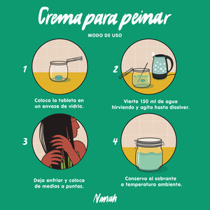 Crema para Peinar de Romero Menta - Cabello Delgado