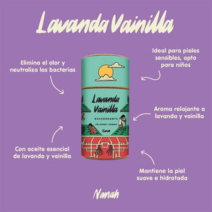 Desodorante de Lavanda Vainilla