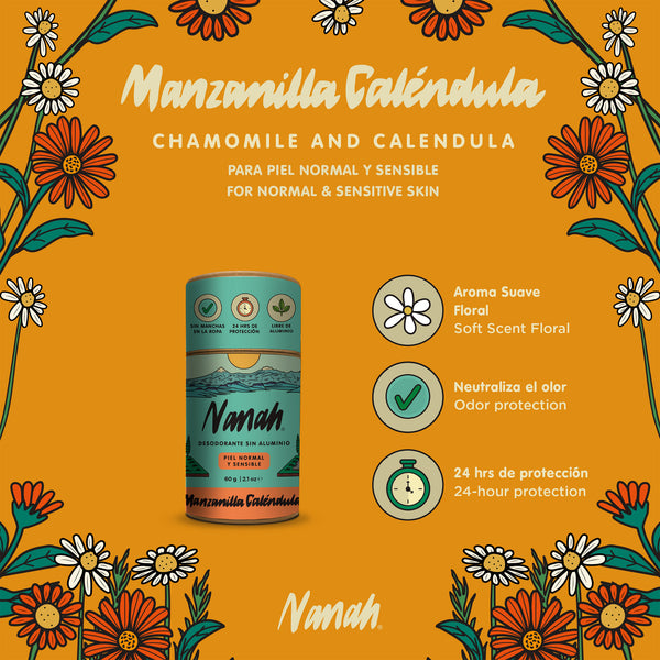 Chamomile Calendula Deodorant - Sensitive Skin