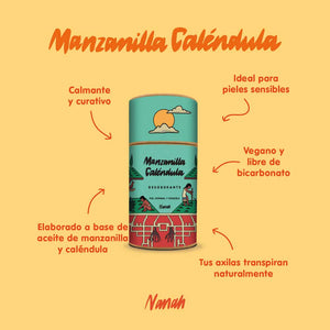 Desodorante de Manzanilla Caléndula - Piel Sensible