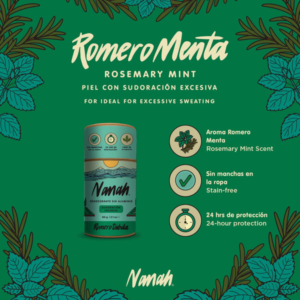 Rosemary Aloe Vera Deodorant I High Sweating