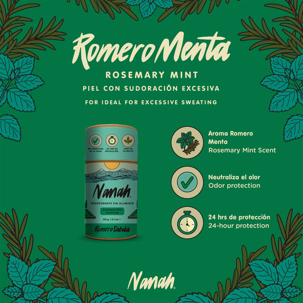 Rosemary Aloe Vera Deodorant I High Sweating