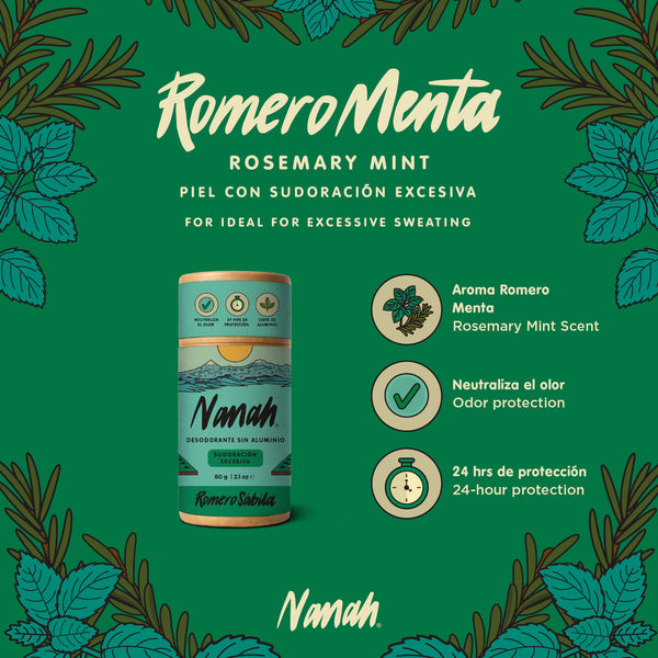 Rosemary Aloe Vera Deodorant I High Sweating