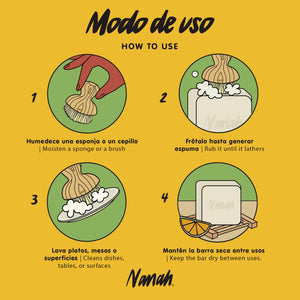 Detergente Multiusos en Barra 250gr