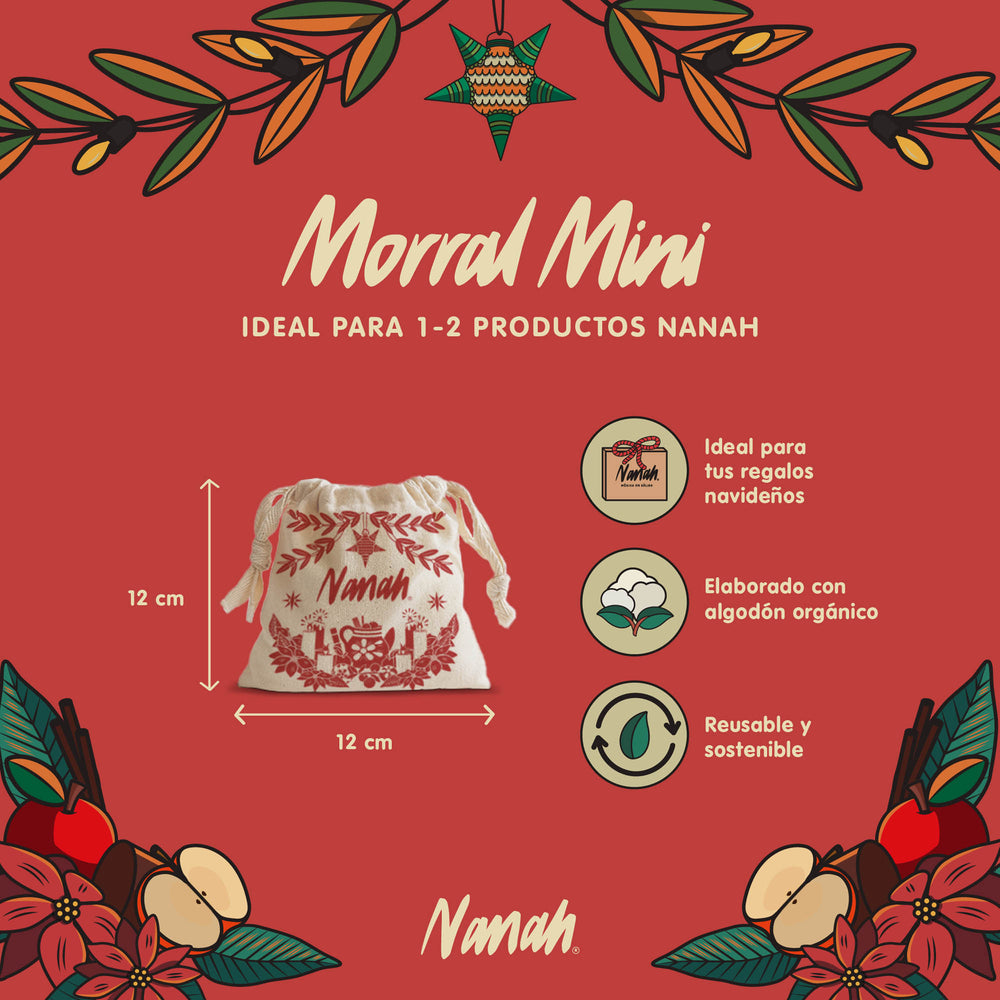Morral Navideño Mini Nanah - Ideal para 1-2 pzs