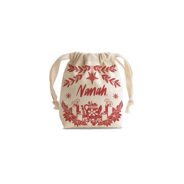 Morral Navideño Chico Nanah -  Ideal para 2-3 pzs