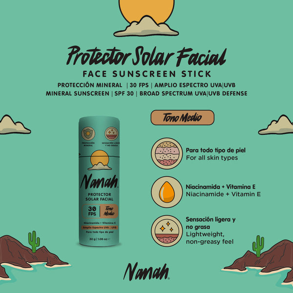 Protector Facial Mineral FPS+30 I Tono Medio