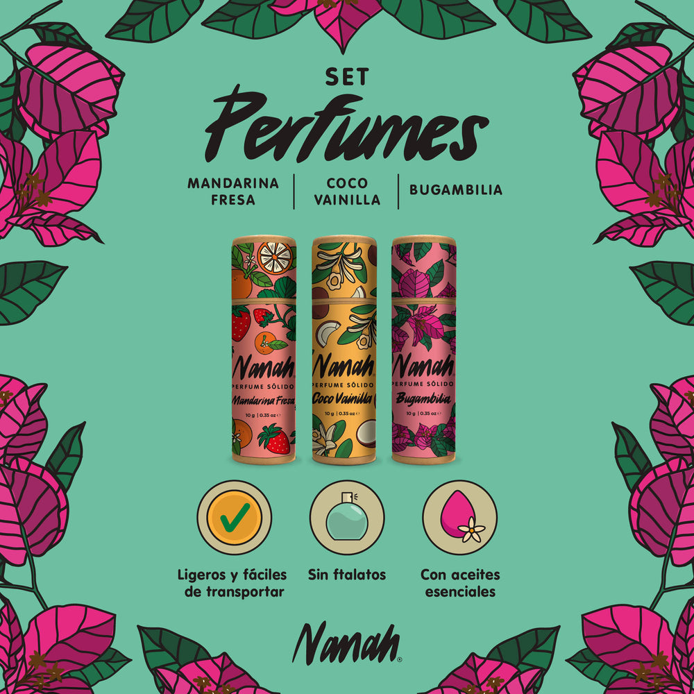 Set de Perfumes Sólidos | Trío Aromático | Edición Buen Fin