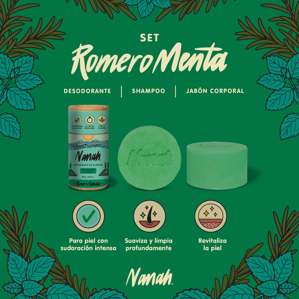 Set Romero Menta | Frescura y Volumen | Edición Buen Fin