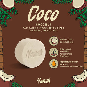 Coconut Shampoo Bar - Normal to Oily Hair