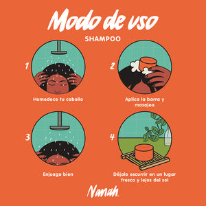 Shampoo de Papaya Mandarina - Cabello Graso I Normal