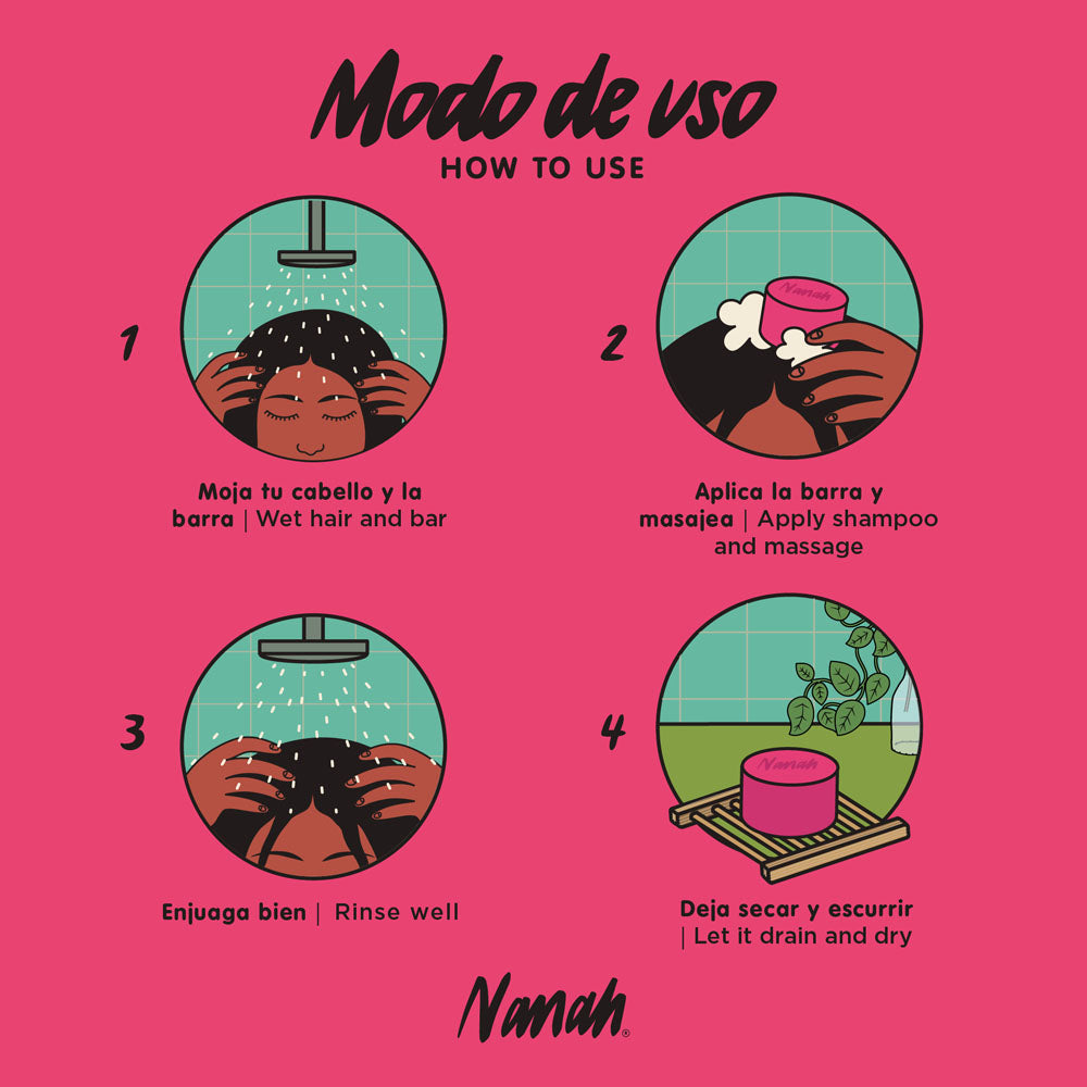 Shampoo de Pitahaya - Cabello Seco y Dañado