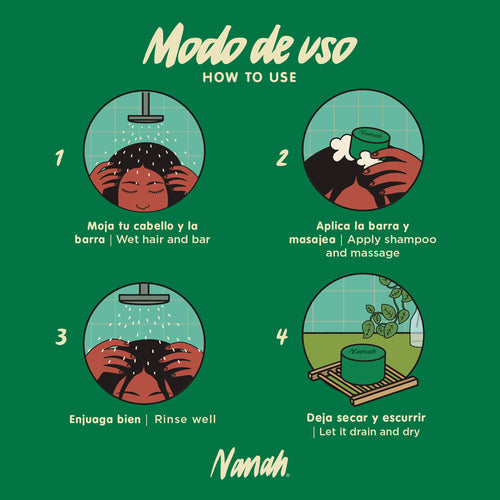Shampoo de Romero Menta - Cabello Delgado