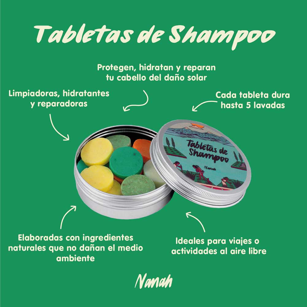 Tabletas de Shampoo